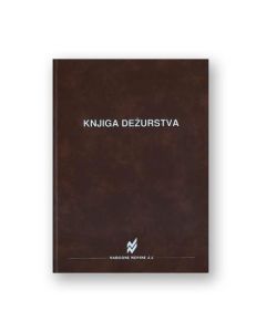 II-145/A KNJIGA DEŽURSTVA; Knjiga 200 stranica, 21 x 29,7 cm