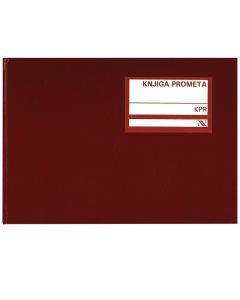 IX-284/E KNJIGA PROMETA (Obrazac KPR); Knjiga 100 stranica, 29,7 x 21 cm