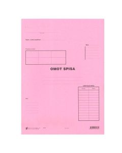 X-103 OMOT SPISA (CRVENI); Arak, 23 x 31,5 cm