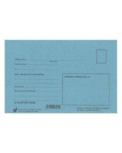 X-115/P POŠTANSKI OMOT S POVRATNICOM U VLASTITE RUKE; Komad, 17 x 12 cm