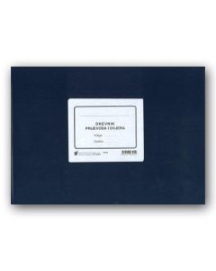 X-928/A DNEVNIK PRIJEVODA I OVJERA A4; Knjiga 200 stranica, 29,7 x 21 cm