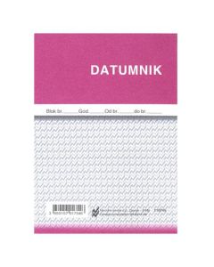 XI-11-10 DATUMNIK; Blok 100 listova, 10,5 x 14,8 cm