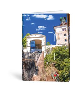 Bilježnica A4 40 listova karo lak Cro Lipa Mill