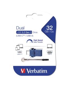 USB-C/USB-A 32GB, 3.2 Gen 1, Store'n'Go, plavi, V049966