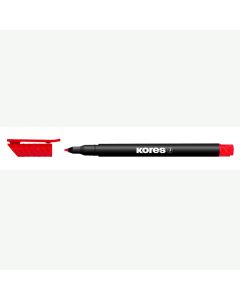 Flomaster Kores, permanent marker OHP, KOR22107, 1 mm, crveni