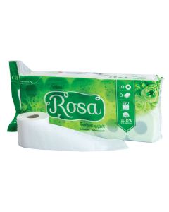Papir toaletni u roli, troslojni, Rosa Forest, 10/1