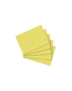 Kartica A8, diktando, set 1/100, 170 gramski papir, žuta, Herlitz