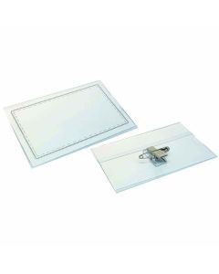 Etui za ID kartice s kvačicom i zihericom F130, vanjske dimenzije 90x60 mm