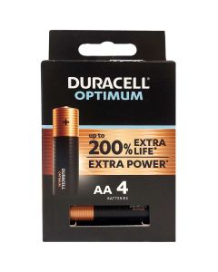 Baterija Duracell alkalna optimum LR 6 / MN1500 AA 4/1 1,5V