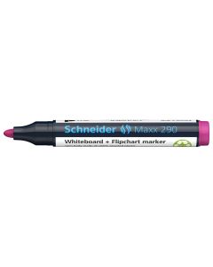 Flomaster Schneider, marker za bijelu ploču, Maxx 290, 2-3 mm, rozi