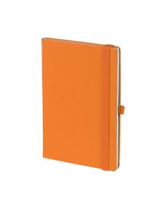 Notes A5 Miami soft s gumicom, narančasti