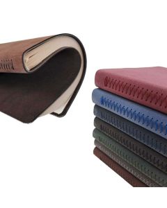 Notes A5 NUbuck eco, sivi