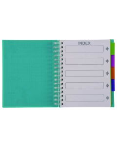 Bilježnica Foldermate A5 5U1 Color barkode art.4063 plava