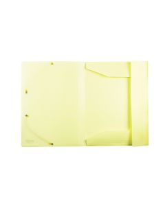 Fascikl A4 PP s gumicom, 75821, Spree žuti pastel