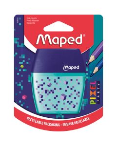 Šiljilo Maped Pixel Party shaker dvostruko, blister