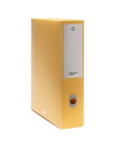 Mapa s gumbom B4 Holos 8 cm, polipropilen, dimenzija 35,5x25,5x8 cm, Fellowes, žuta