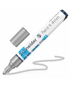 Flomaster Schneider, akrilni marker, Paint-It 340, 4 mm, srebrni