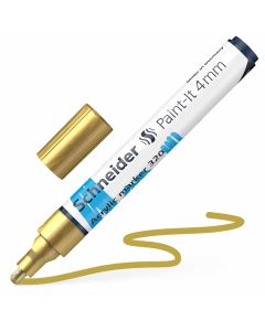 Flomaster Schneider, akrilni marker, Paint-It 340, 4 mm, zlatni