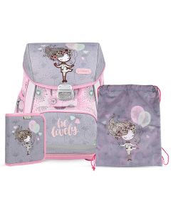 Torba anatomska set 3/1 ABC Joyful (Set sadrži prvoškolsku anatomsku torbu, vrećicu za papuče i punu pernicu 1 zip, 2 preklopa)