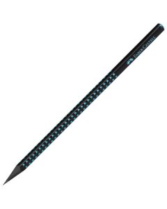 Olovka grafitna B Sparkle Midnight Faber-Castell 118268 crno tirkizna