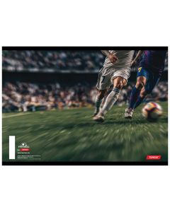 Bilježnica A4 54 listova diktando Football 29765