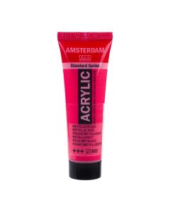 Boja akrilna Amsterdam, 20 ml, Metallic Red 832