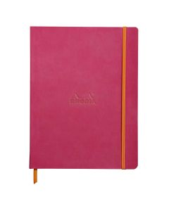Notes B5, Rhodia Rhodiarama soft, s gumicom, diktando, raspberry