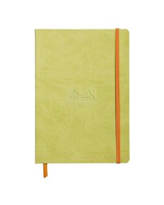 Notes A5, Rhodiarama soft, s gumicom, diktando, anis