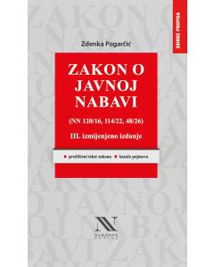 Zakon o javnoj nabavi, III. izmijenjeno izdanje