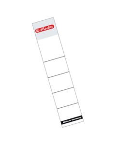 Etikete za registratore 50 mm, 10/1, bijele, Herlitz