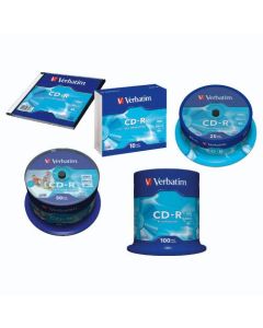 CD-R Verbatim 700 MB/80min 52x, spindle, 100/1, 43411