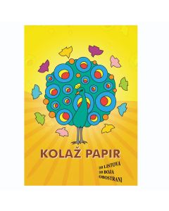 Papir kolaž A4 10 listova, obostrani, sjajni