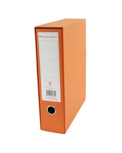 Registrator s kutijom A4, 8 cm, Nano, narančasti