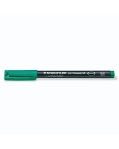 Flomaster Staedtler, permanent marker, Lumocolor 317, 1 mm, zeleni