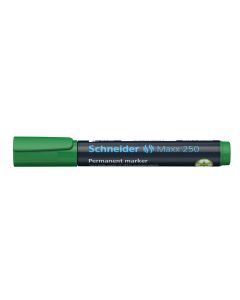 Flomaster Schneider, permanent marker, Maxx 250, 2-7 mm, zeleni