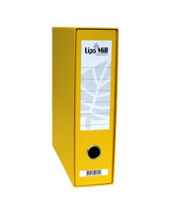 Registrator s kutijom A4, 8 cm, Lipa Mill, žuti