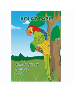 Papir kolaž A4 15/1 sjajni samoljepivi