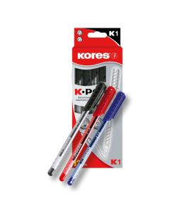 Kemijska olovka Kores K-1 crna