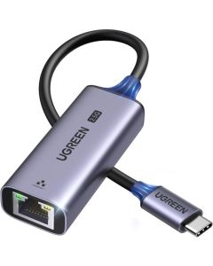 UGREEN USB-C 3.0 na RJ45 mrežni adapter, 2,5 Gbps, sivi