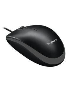 Logitech B100 optički miš, USB, crni (910-003357)
