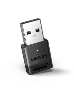 UGREEN Bluetooth USB adapter za Windows, povezivanje do 5 uređaja, Plug & Play, crni