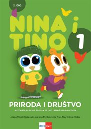 NINA I TINO 1; 2. dio, radni udžbenik prirode i društva za prvi razred osnovne škole