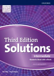 SOLUTIONS THIRD EDITION INTERMEDIATE; Class book with eBook, udžbenik engleskog jezika B1+