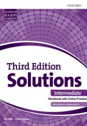 SOLUTIONS THIRD EDITION INTERMEDIATE; Workbook with Online Practice, radna bilježnica za engleski jezik