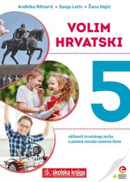 VOLIM HRVATSKI 5 i SNAGA RIJEČI 5; komplet udžbenik i čitanka iz hrvatskog jezika s dds u 5. razredu OŠ