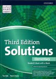 SOLUTIONS THIRD EDITION ELEMENTARY; Class book with eBook, udžbenik engleskog jezika A2