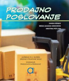 PRODAJNO POSLOVANJE; udžbenik za 2. razred, prodavači, trgovačka škola
