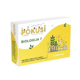 POKUSI - BIOLOGIJA 7; (KUTIJA) radna bilježnica BIOLOGIJA 7 s radnim listovima i priborom za izvođenje pokusa iz biologije za 7. razred osnovne škole