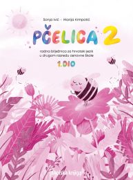 PČELICA 2; komplet 1. i 2 dio, radne bilježnice uz radni udžbenik iz hrvatskog jezika u drugom razredu osnovne škole