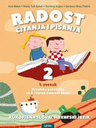 RADOST ČITANJA I PISANJA 2, 1. SVEZAK; radni udžbenik: Hrvatska početnica za 2. razred osnovne škole, hrvatski jezik